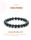 Natural Golden Obsidian Bracelet